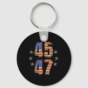 Porte-clés Drôle Qr Trump 45 47 Trump Danse Code Pocket Sca