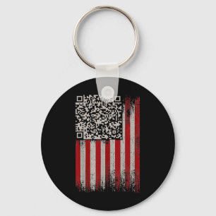 Porte-clés Drôle Qr Trump Danser Code 1