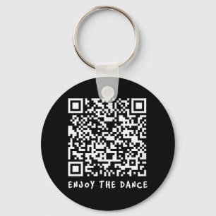 Porte-clés Drôle Qr Trump Danser Code interactif _1