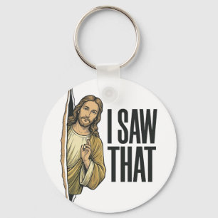 Porte-clés Drôle Religieux J'ai Vu Ça Vintage