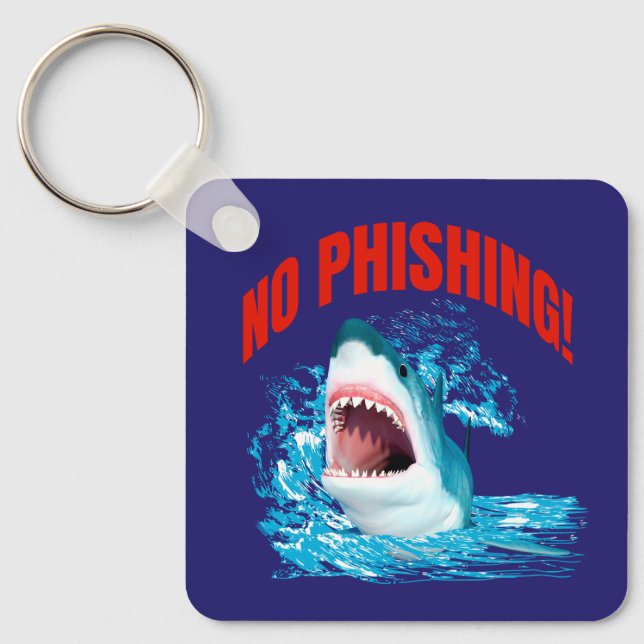 Porte-clés Drôle Requin Anti-Phame (Recto)