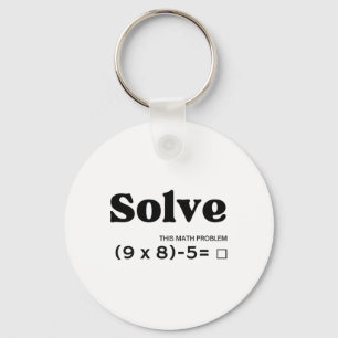 Porte-clés Drôle Six Sept 67 Mème Pemdas École Prof De Maths