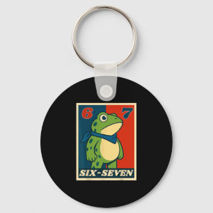 Porte-clés Drôle Six Sept Grenouille 6 7 Mème Génération Alph
