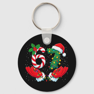 Porte-clés Drôle Six Sept Mème Noël 67 Xmas Hommes Femmes K