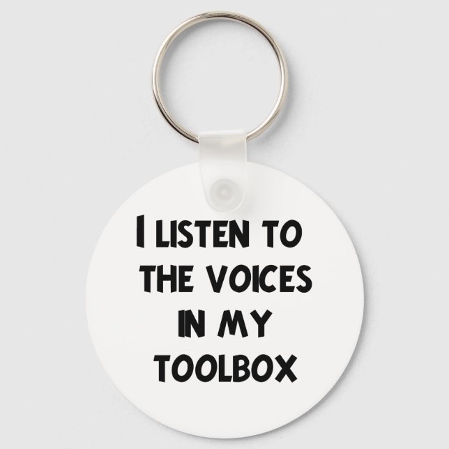 Porte-clés Drôle T-shirts et cadeaux mécaniques (Recto)