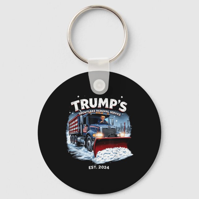 Porte-clés Drôle Trump 2024 Victory Snowflake Removal (Recto)