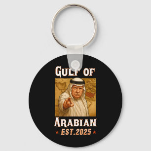 Porte-clés Drôle Trump Arabian Gulf 2025 - Trump Gulf Of Arab