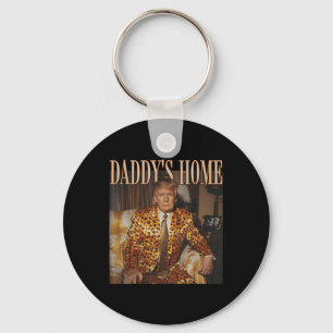 Porte-clés Drôle Trump Leopard Daddys Home, Trump 2024