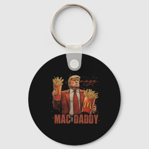 Porte-clés Drôle Trump Mcdon 2024 Fast Food Mac Daddy Hamburg