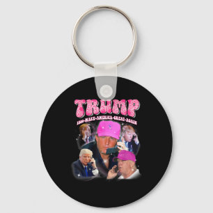Porte-clés Drôle Trump rose me manque pourtant Trump 2024 pre
