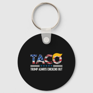 Porte-clés Drôle Trump Taco Trump Toujours Dégonfle _4