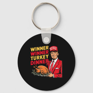 Porte-clés Drôle Trump Winner Dîner Turquie Thanksgivi