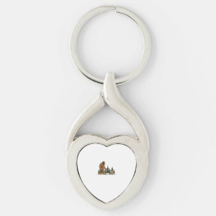 Porte-clés Drôle Whippet Bigfoot Chien Marcher Chien Maman Pa