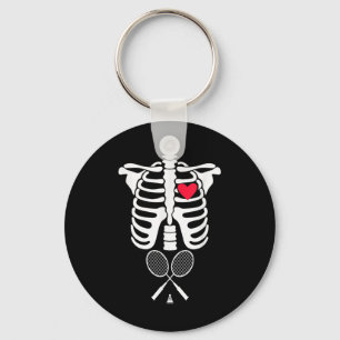 Porte-clés Drôle Xray Halloween Costume Rib Cage Skeleton Mau