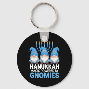 Porte-clés Drôles de Gnome de Hanukkah Magie Gnomies