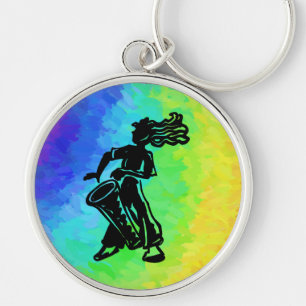 Porte-clés Drum New York Boogie Nights Rainbow