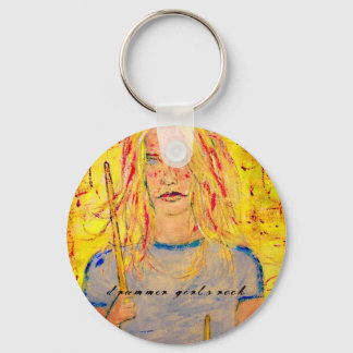 Porte-clés drumer filles rock