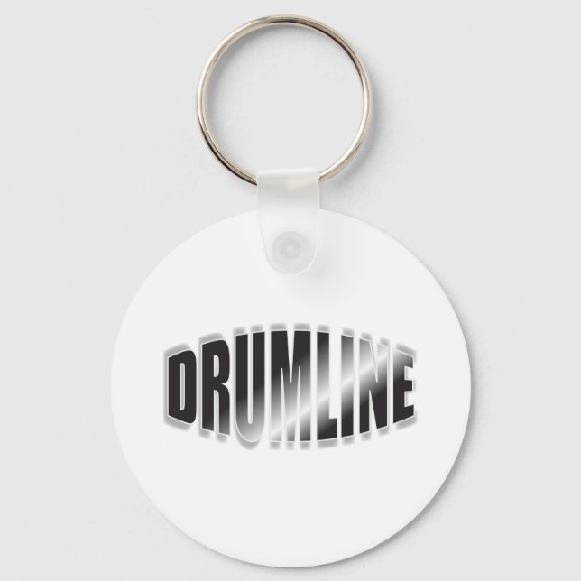 Porte-clés Drumline Chrome noir (Recto)