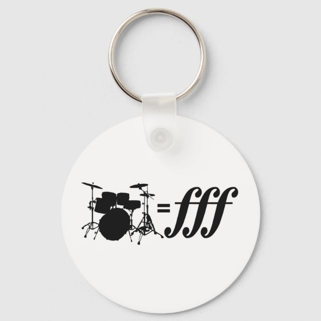 Porte-clés Drumset (Recto)