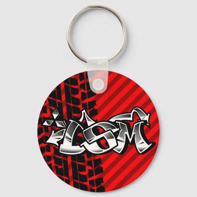 Porte-clés DSM Eclipse Talon 4g63 Porte - clé rouge (Recto)