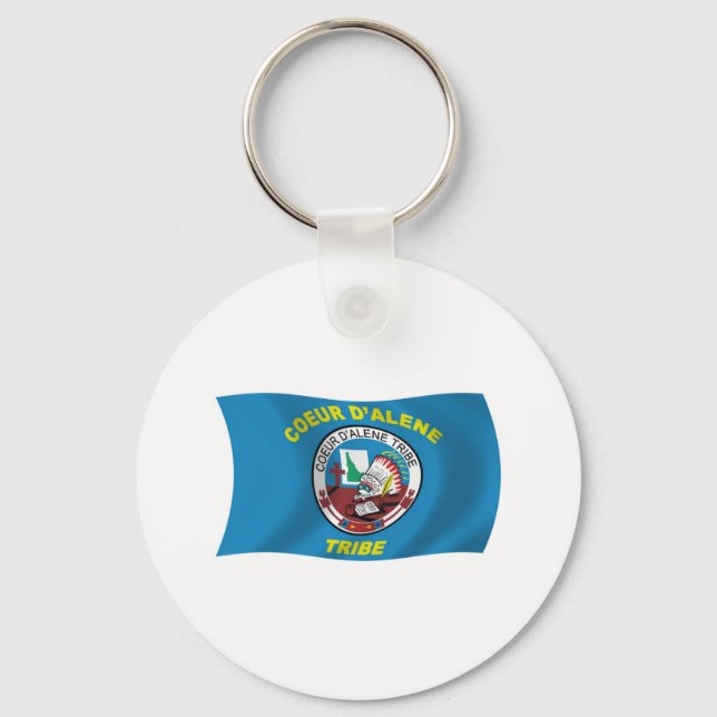 Porte-clés du drapeau de Coeur d'Alene (Recto)