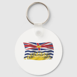 Porte-clés du drapeau de la Colombie-Britannique