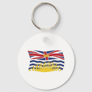 Porte-clés du drapeau de la Colombie-Britannique