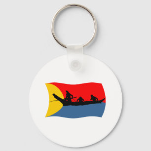 Porte-clés du drapeau de la tribu Clatsop