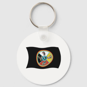 Porte-clés du drapeau de la tribu de Sault Ste. Ma