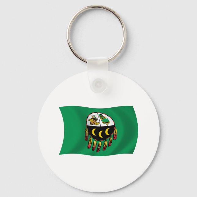 Porte-clés du drapeau de la tribu Kutenai (Recto)