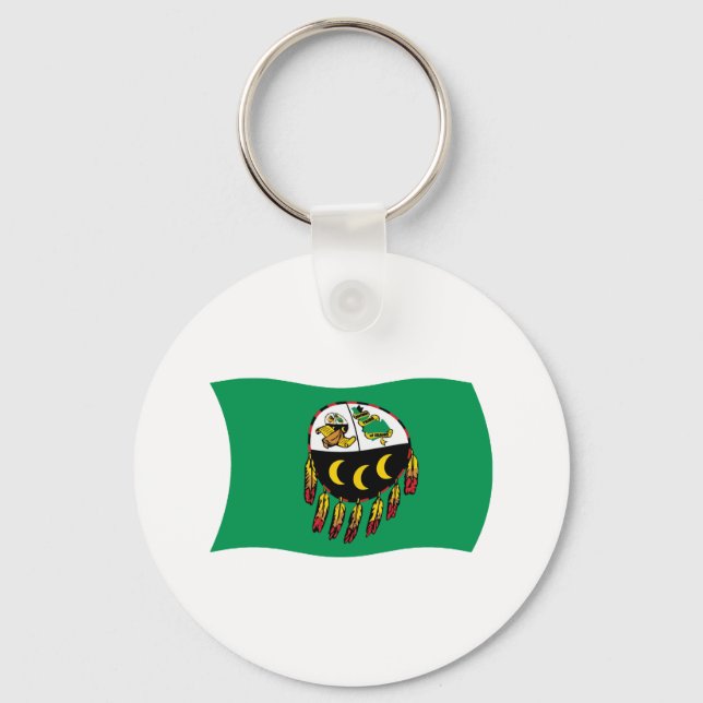 Porte-clés du drapeau de la tribu Kutenai (Recto)