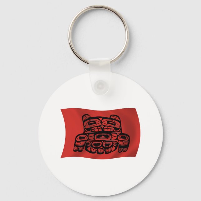 Porte-clés du drapeau de la tribu Skagit (Recto)