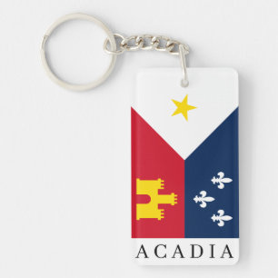 Porte-clés du drapeau de l'Acadiana