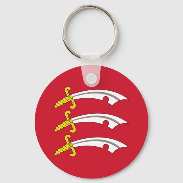 Porte-clés du drapeau de l'Essex (Recto)