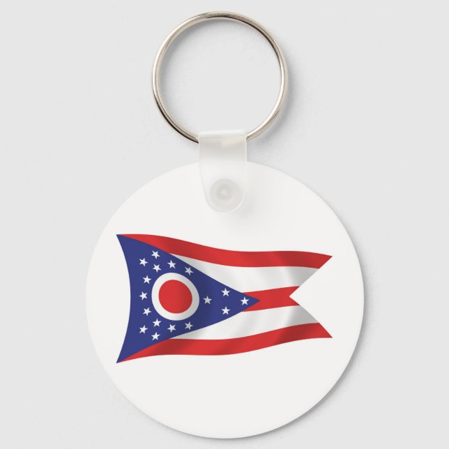 Porte-clés du drapeau de l'Ohio (Recto)
