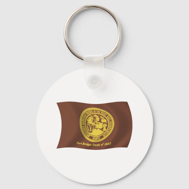 Porte-clés du drapeau des tribus Shoshone Bannock (Recto)