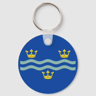 Porte-clés du drapeau du Cambridgeshire