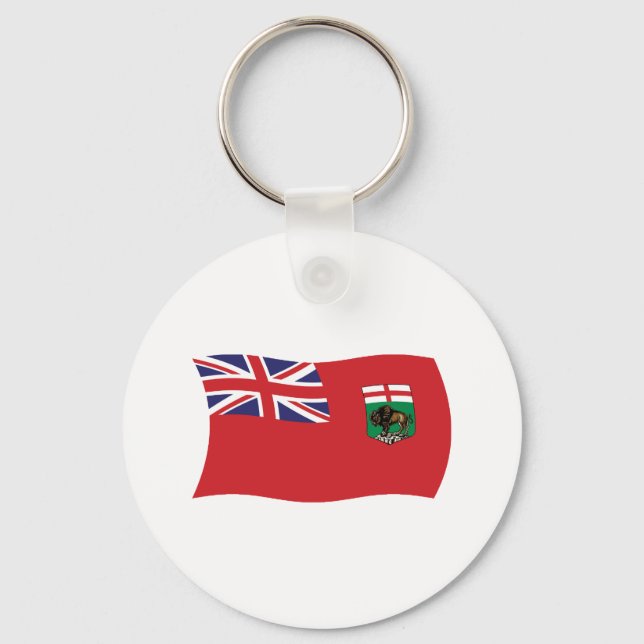 Porte-clés du drapeau du Manitoba (Recto)