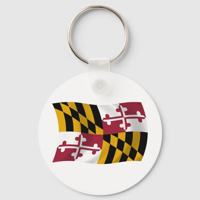 Porte-clés du drapeau du Maryland (Recto)