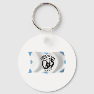 Porte-clés du drapeau du pueblo de Santa Clara
