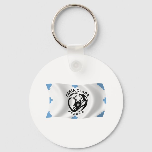 Porte-clés du drapeau du pueblo de Santa Clara (Recto)
