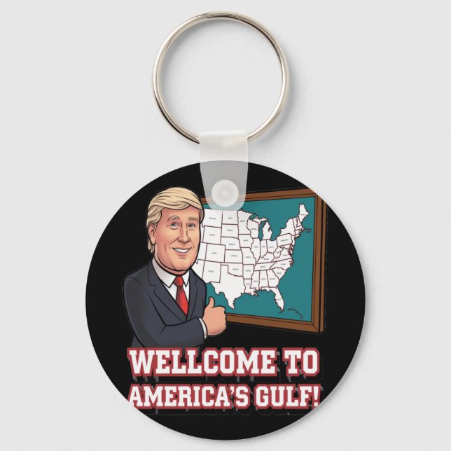 Porte-clés Du Golfe De Wellcome Des États-Unis D'Amérique (Recto)
