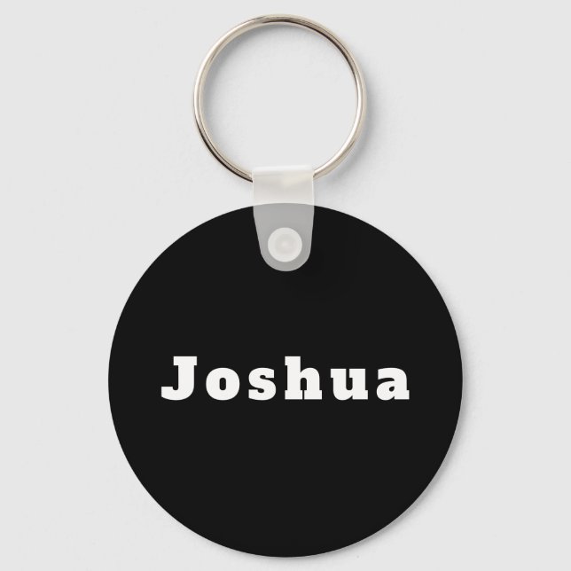 Porte-clés du nom de Joshua (Recto)