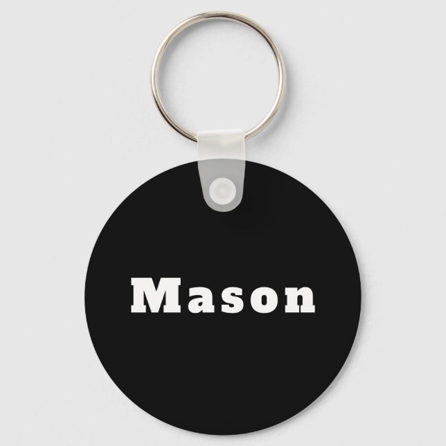 Porte-clés du nom de Mason (Recto)