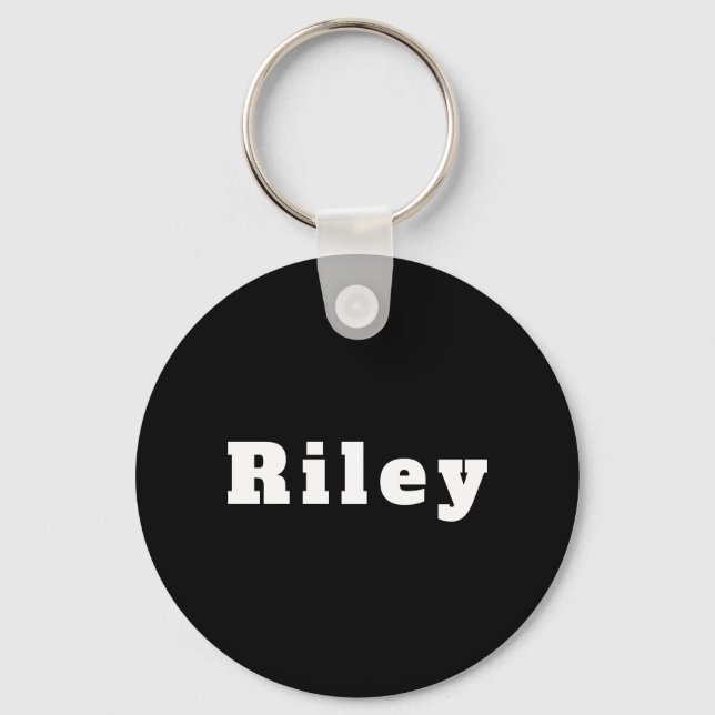 Porte-clés du nom de Riley (Recto)