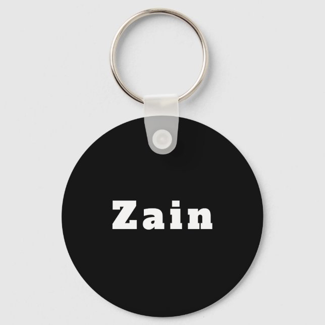 Porte-clés du nom de Zain (Recto)