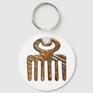 Porte-clés Duafe.African Adinkra symbol