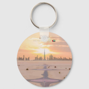 Porte-clés Dubaï, Émirats arabes unis - Burj Khalifa Désert S