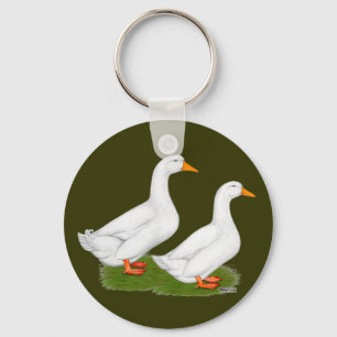 Porte-clés Ducks:  White Pekins