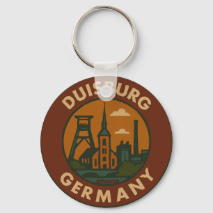 Porte-clés Duisbourg Allemagne Art de ville